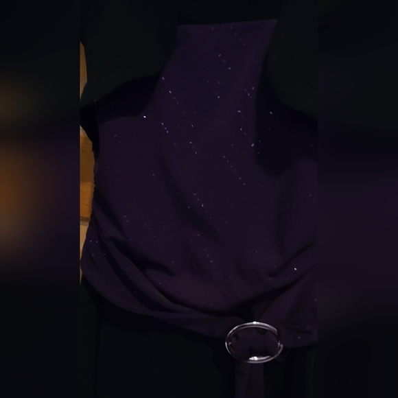 Girls Amy Byer Size 8 Culotte/Gouchos Black with burgundy bodice - Picture 6 of 8